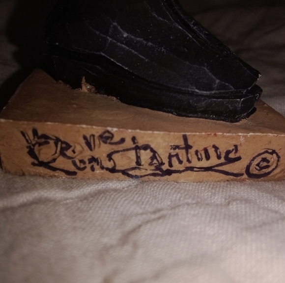 Vintage Dave Constantine Black Santa 1998 Reproduction Figurine Hand Painted - Picture 6 of 7